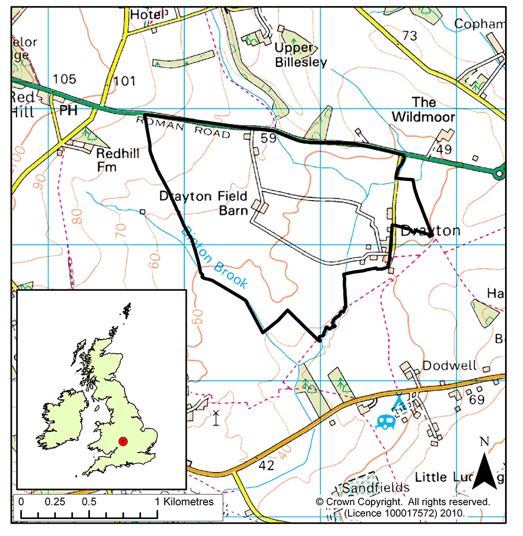 Site boundary and location map