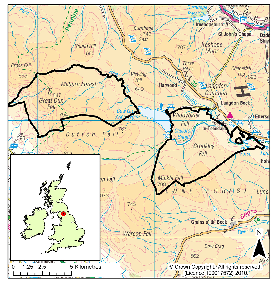 Site boundary and location map