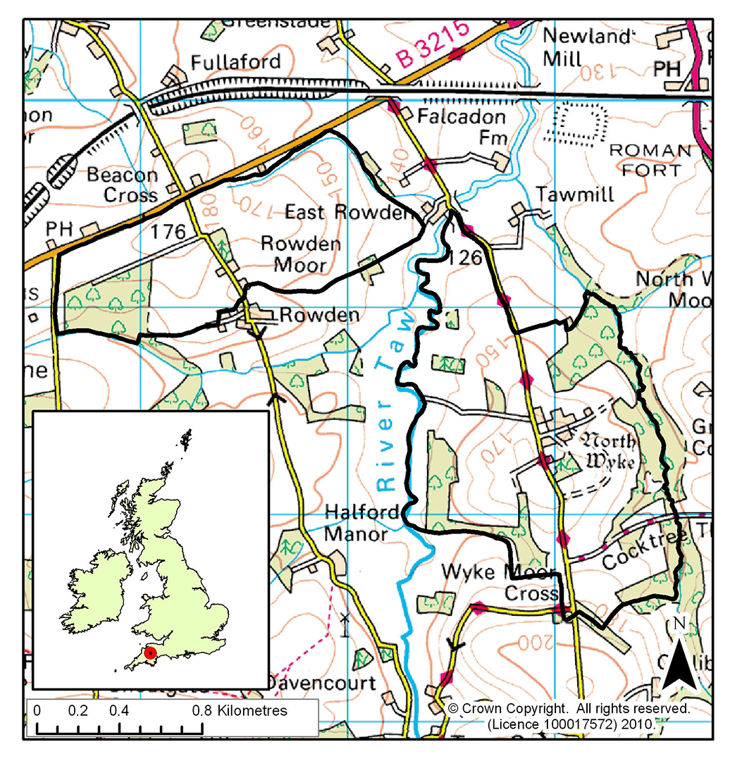 Site boundary and location map