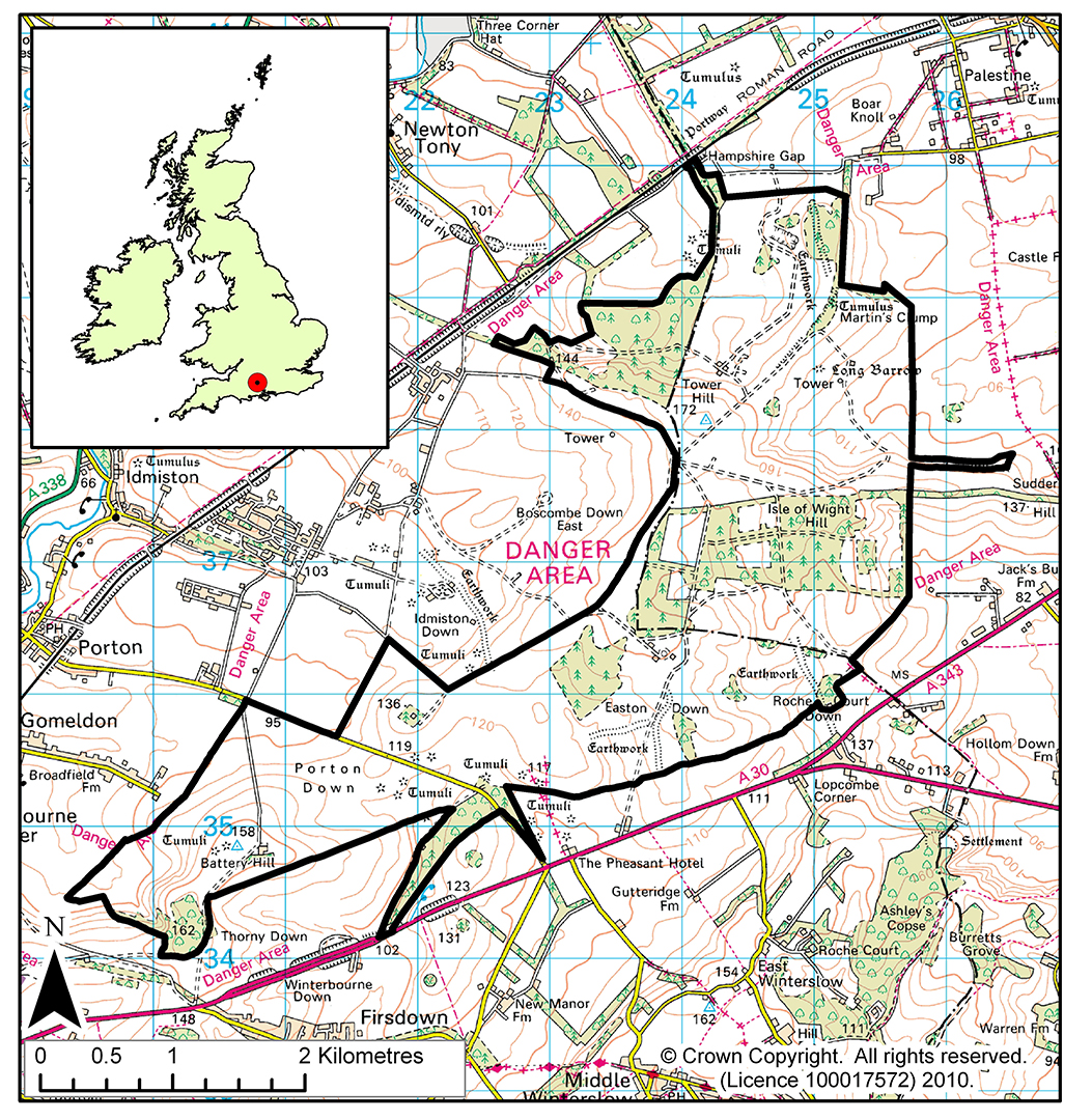 Site boundary and location map
