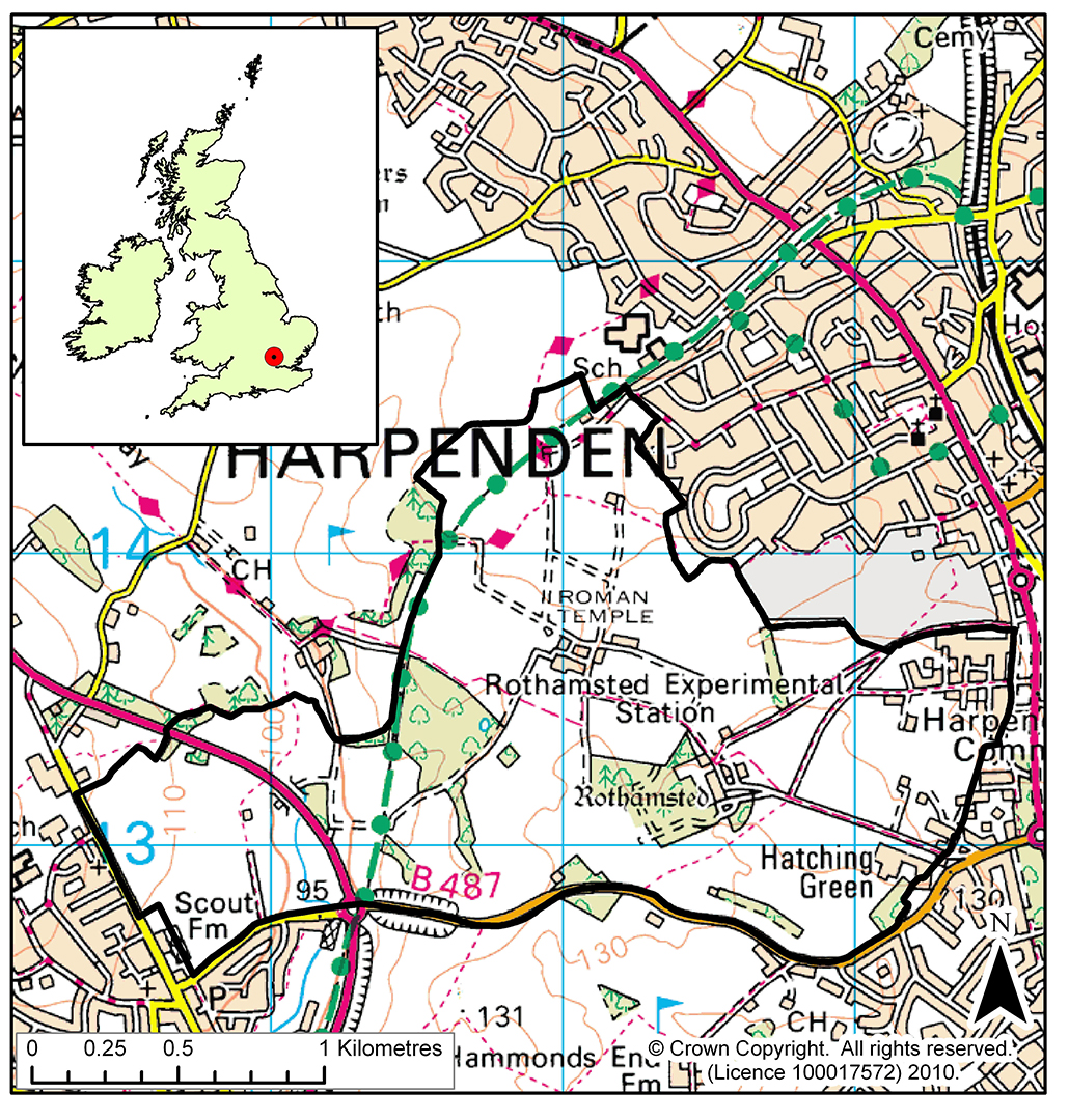 Site boundary and location map