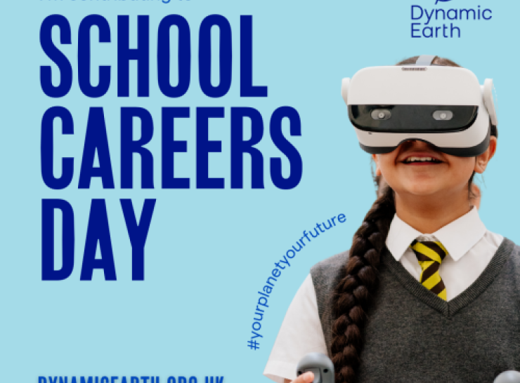 Dynamic Earth school careers day graphic